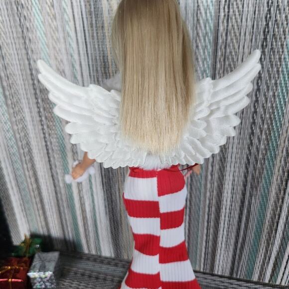 Custom vintage barbie styled as Peppermint Candy Angel - Picture 6 of 9